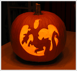 Pumpkin Carving Pattern Dragon - Free Pumkin Carving Stencil